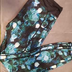 Constantly Varied Mermaid Skull leggings